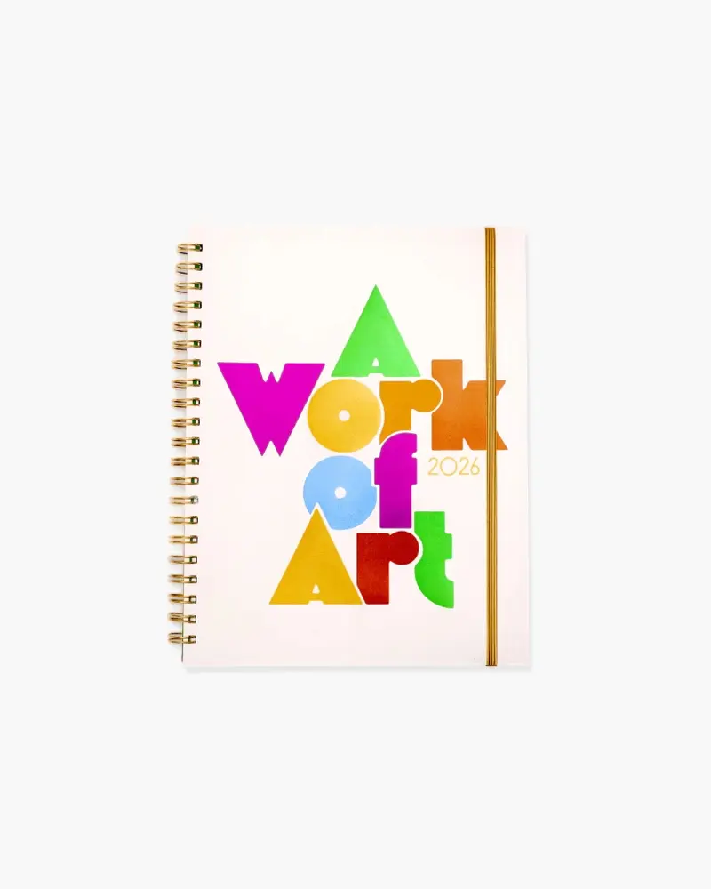 12-Month Soft Cover Planner Large 2026 - A Work Of Art