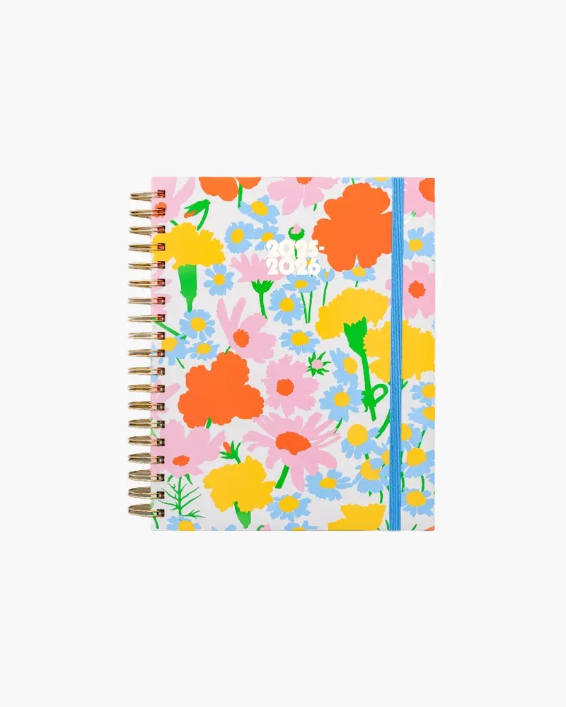 17-Month Planner [2025/2026] Large - Ivory Floral