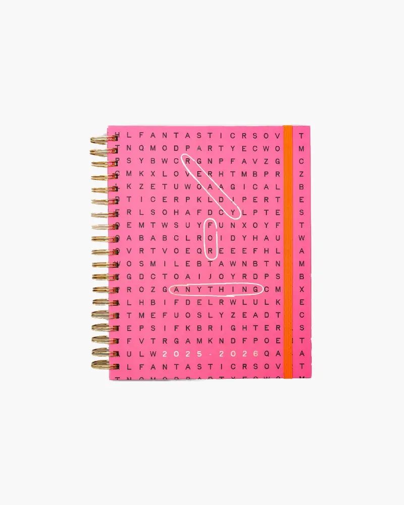 17-Month Planner [2025/2026] Large - Word Search
