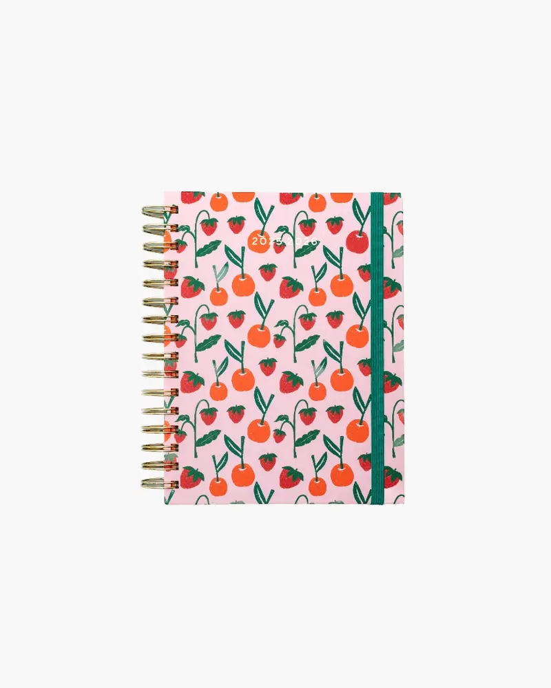 17-Month Planner [2025/2026] Medium - Strawberry