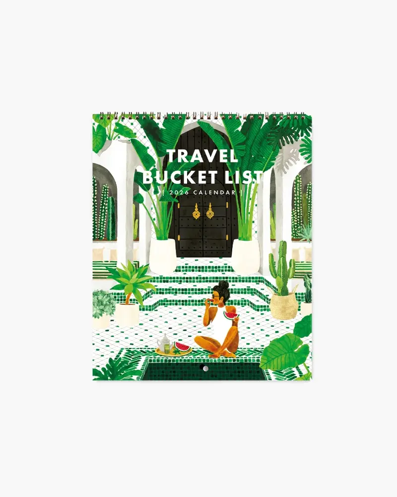 2026 Calendar - Travel Bucket List