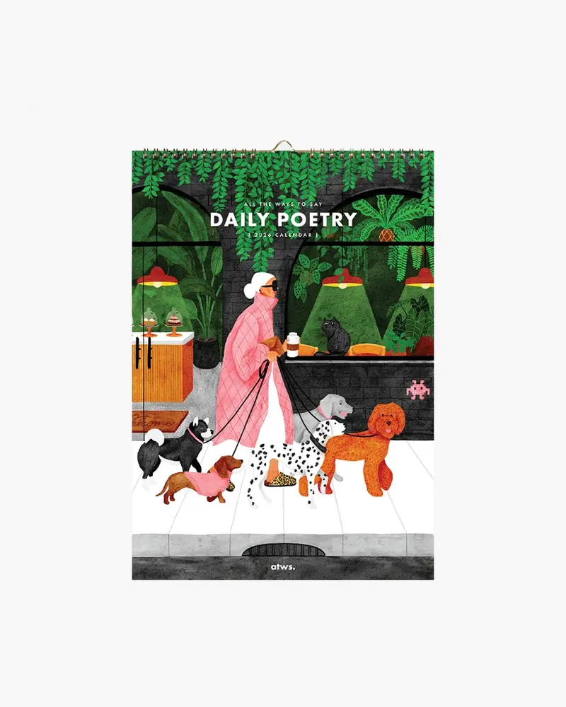 2026 Wall Calendar - Daily Poetry