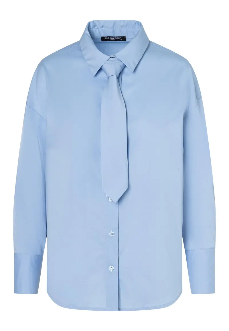 274 Blouse uni necktie