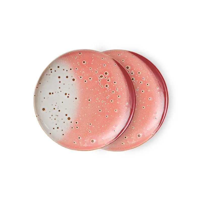 70's Dessert Bordjes Lychee (set van 2)