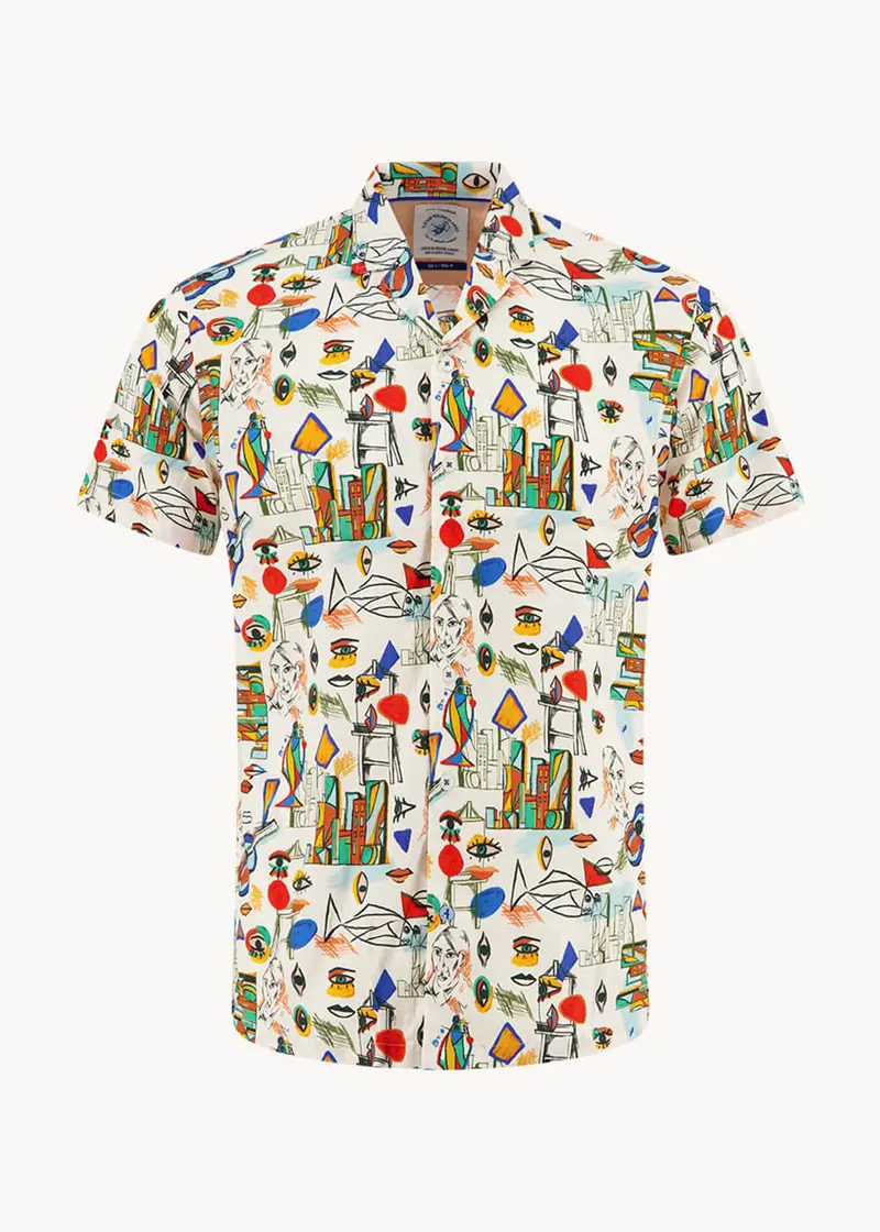 A Fish Named Fred Cubist Shirt Multi