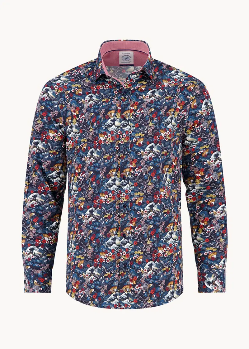 A Fish Named Fred Japanese Story Shirt Multi