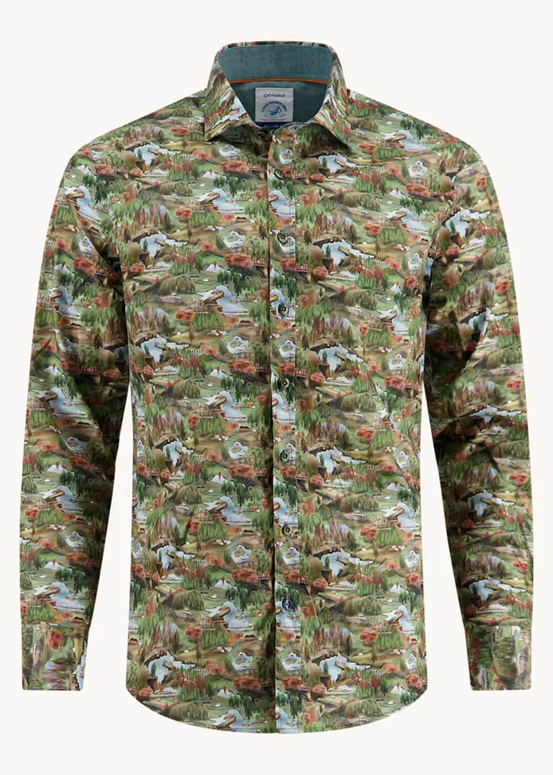 A Fish Named Fred Scotland Green Shirt