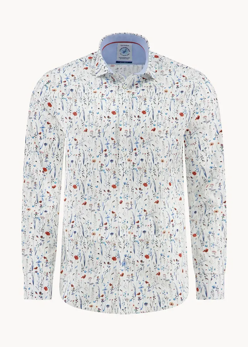 A Fish Named Fred Wild Flowers Shirt Multi