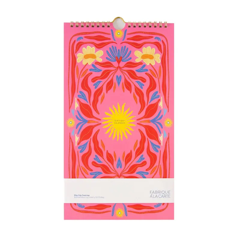 A-journal "birthday calendar"
