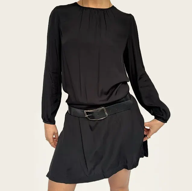A.P.C. zwarte mini jurk