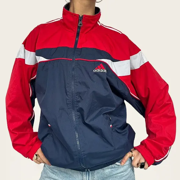 Adidas oversized vintage track jacket