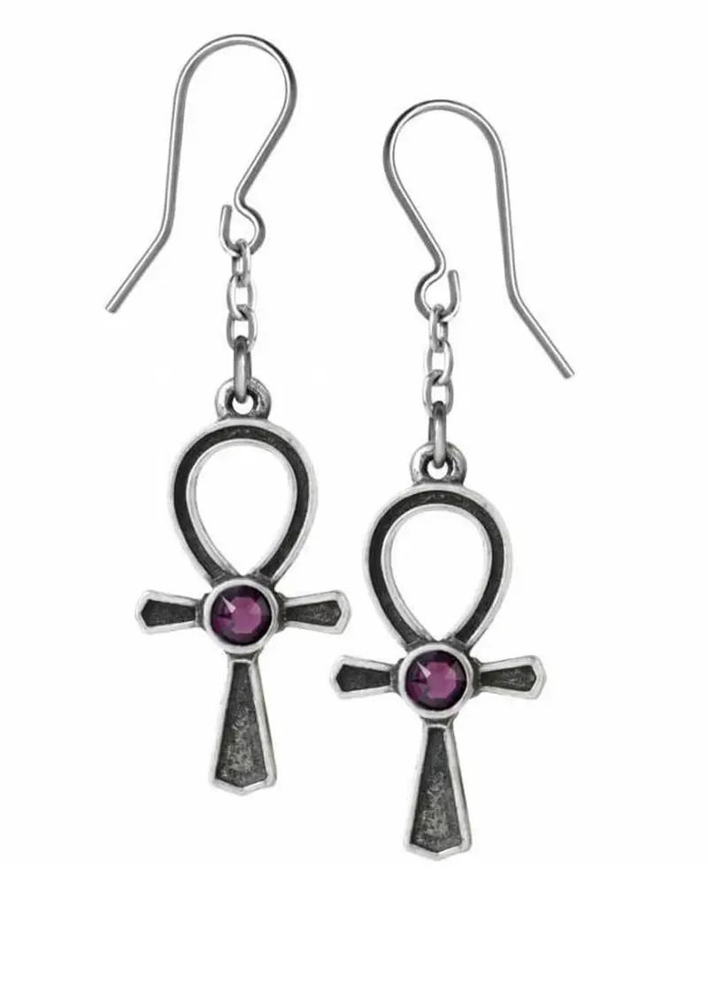 Alchemy Ankh of Osiris Earrings