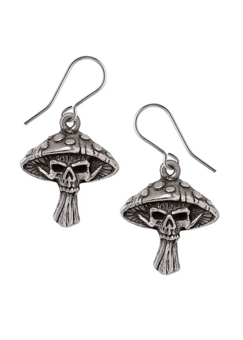 Alchemy Death Cap Mushroom Earrings