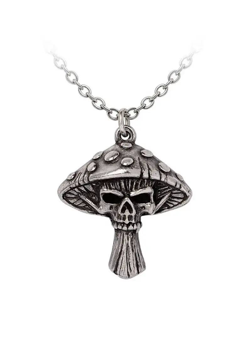 Alchemy Death Cap Mushroom Necklace