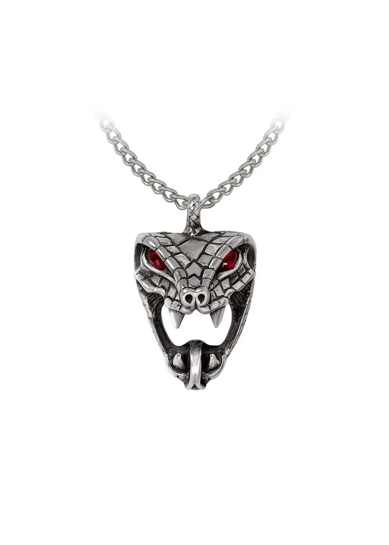 Alchemy Snake Bite Red Snake Necklace