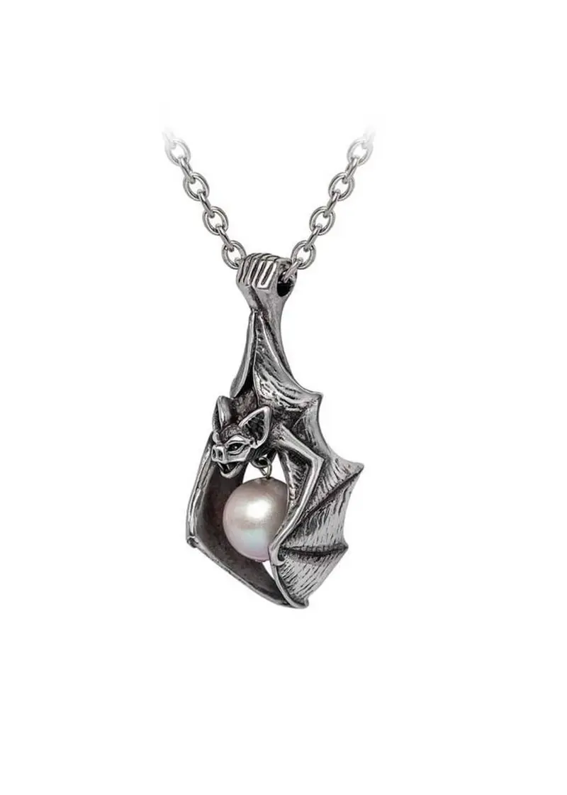 Alchemy Vampire's Eye Bat Necklace