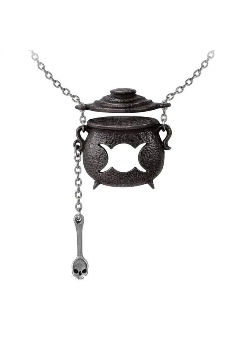 Alchemy Witches' Cauldron Necklace