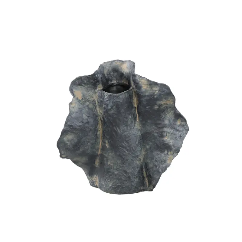 Aleigha Black Ceramic Organic Shaped Vaas M PTMD