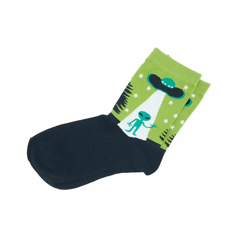 Alien Abduction Crew Socks