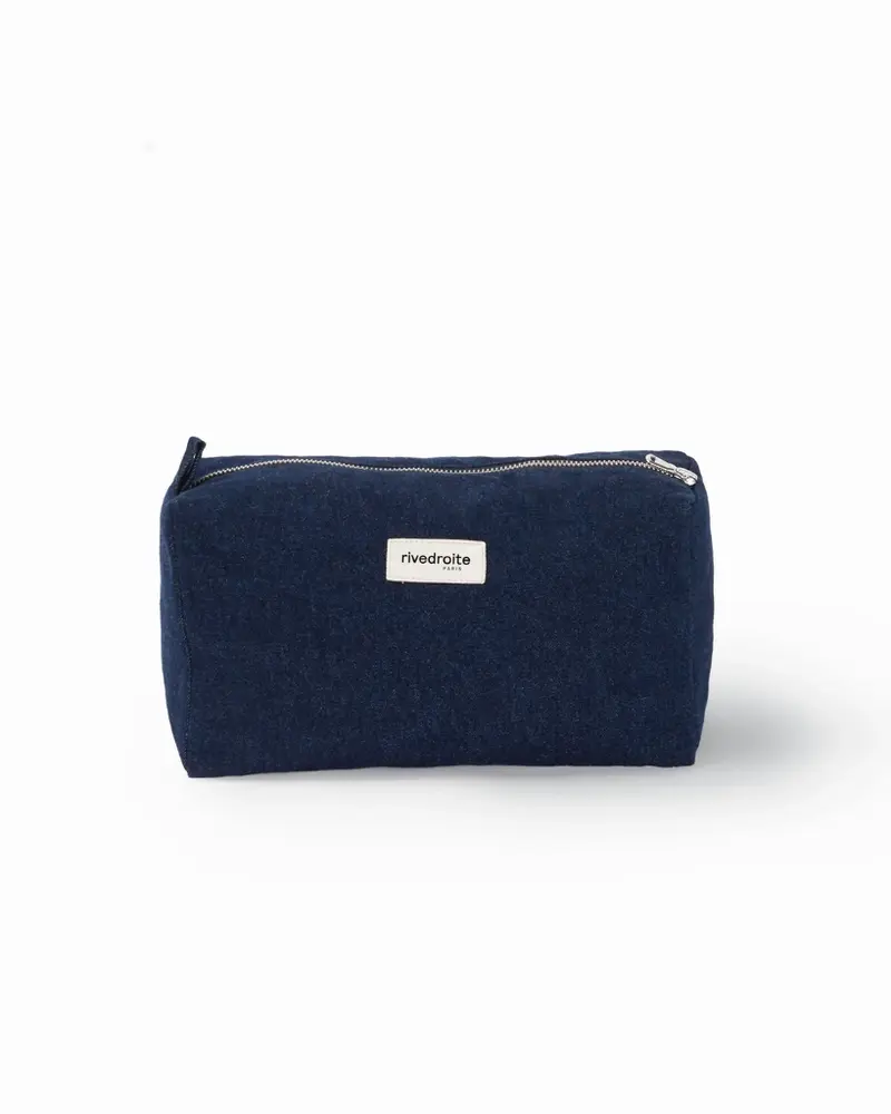 Alma The Maternity Toiletries Bag - Denim Brut