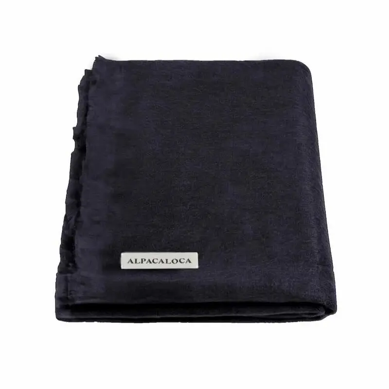 alpaca loca sjaal slim royal blue