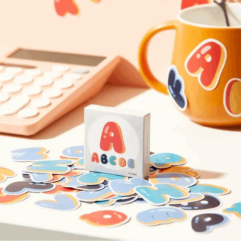 Alphabet Letter Sticker Set