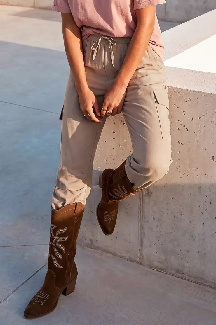 Alyssa Cargo Pants MNO12620 Sand