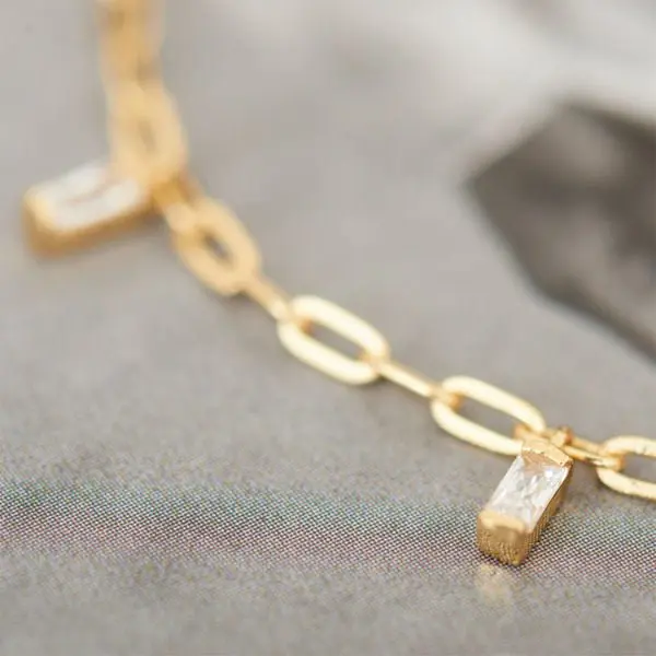 ANIA HAIE 925 Sterling zilveren Glow Drop Bracelet (LENGTE