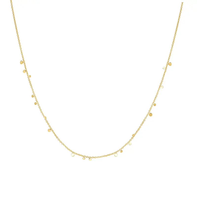 ANIA HAIE Chill Voyager | Mini Disc Stacking Necklace
