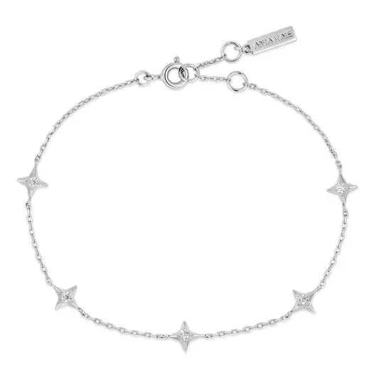 ANIA HAIE Dusk Divas | Silver Stars Station Armband