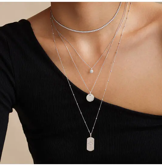 ANIA HAIE Dusk Divas | Sphere Pavé Necklace