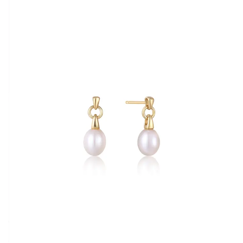 ANIA HAIE Pearl Power | Pearl Drop Stud Earrings