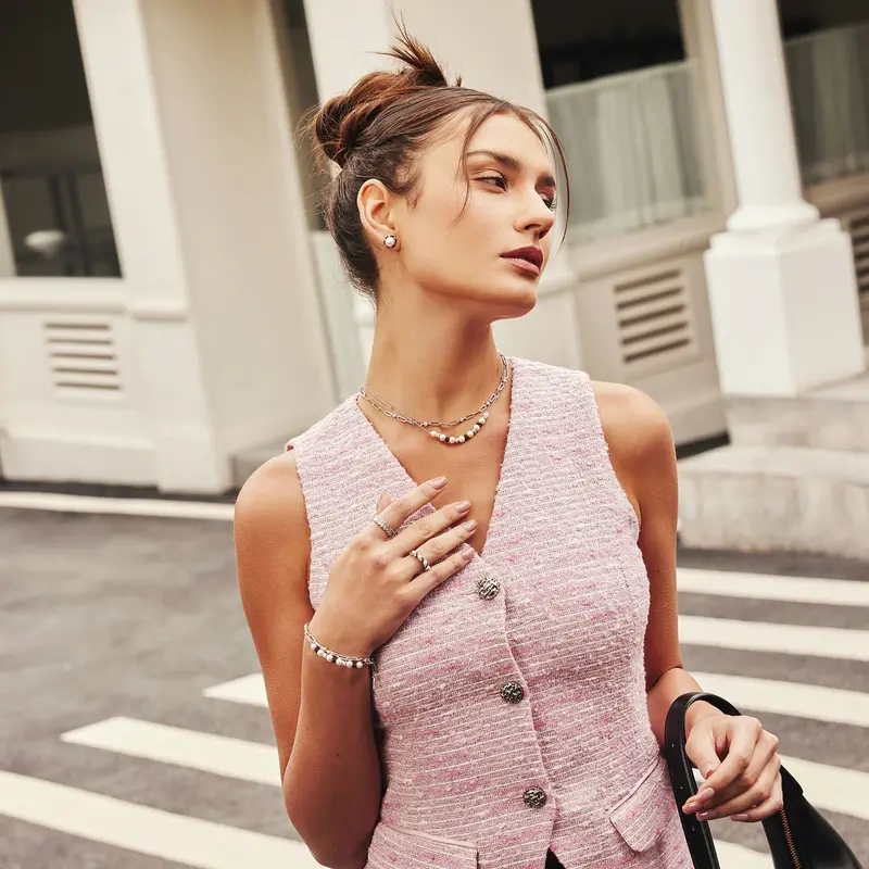ANIA HAIE Reimaginer | Paper Clip Chain Bracelet