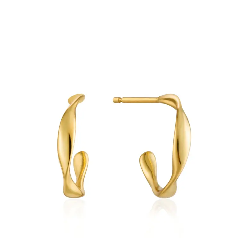 Ania Haie Twist Mini Hoop Earrings