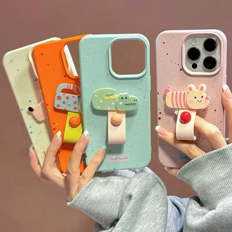 Animal Finger Ring iPhone Case