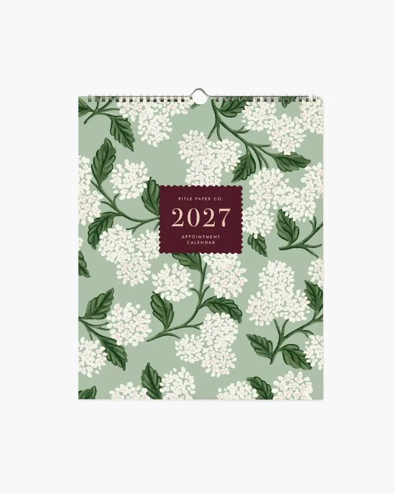 Appointment Calendar 2027 - Floral
