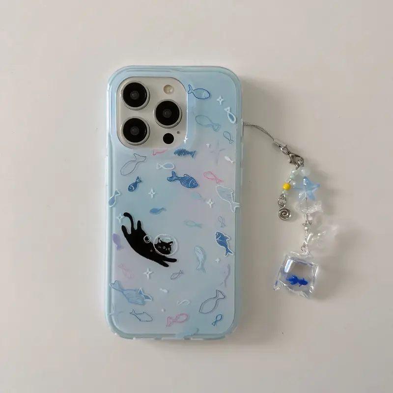 Aquarium Cat iPhone Case