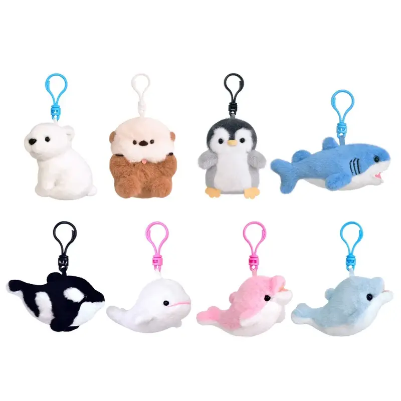 Aquarium Friends Plush Keychain Bag Charm