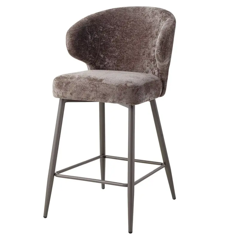 Ares Grey bar chair aphrodite 7 mocco clay leg PTMD