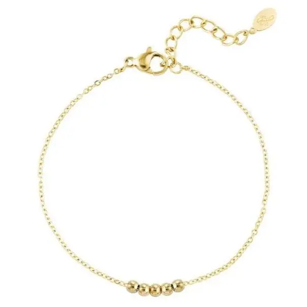 Armband Bolletjes goud