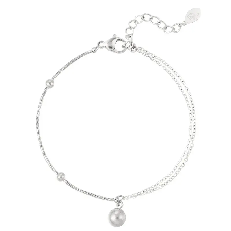 Armband Bolletjes zilver