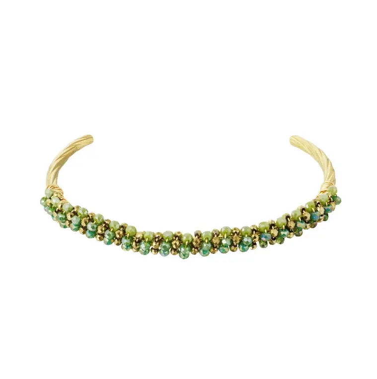 Armband Fiesta goud groen