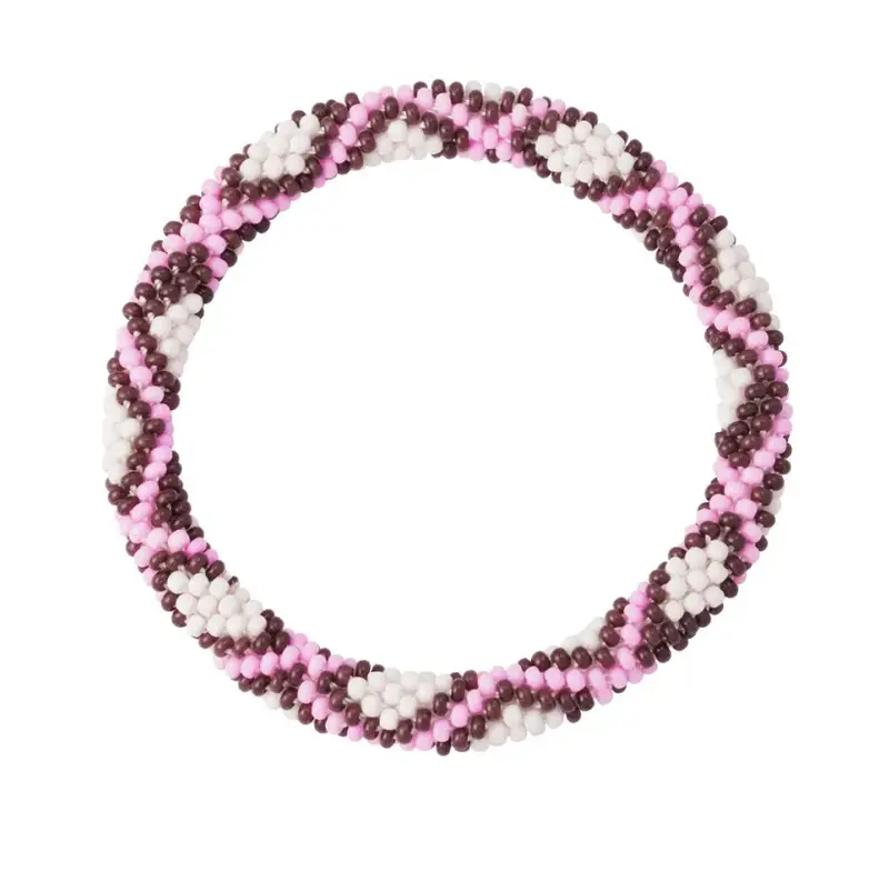 Armband Kralen Figuur roze multi