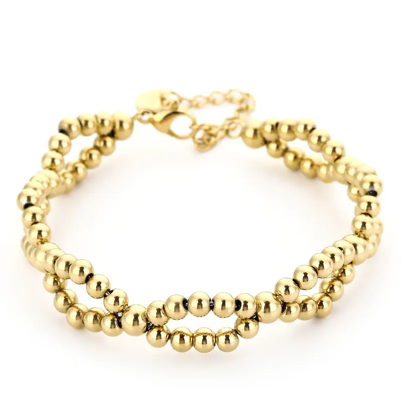 Armband Kralen goud