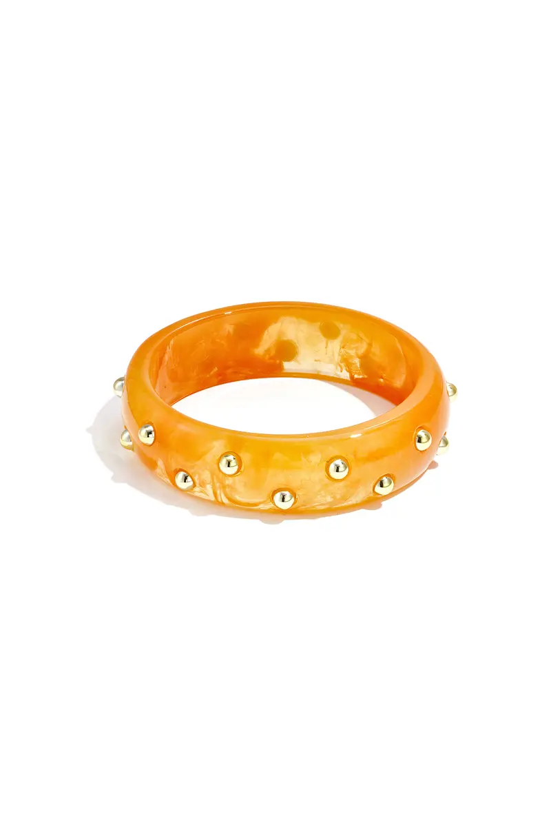 Armbanden met stippen detail | Oranje