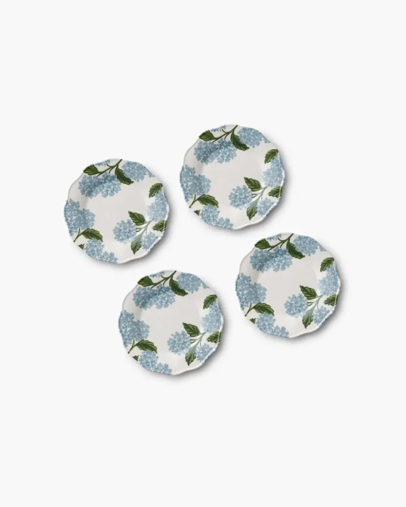 Assorted Dessert Plates - Hydrangea [PRE ORDER]