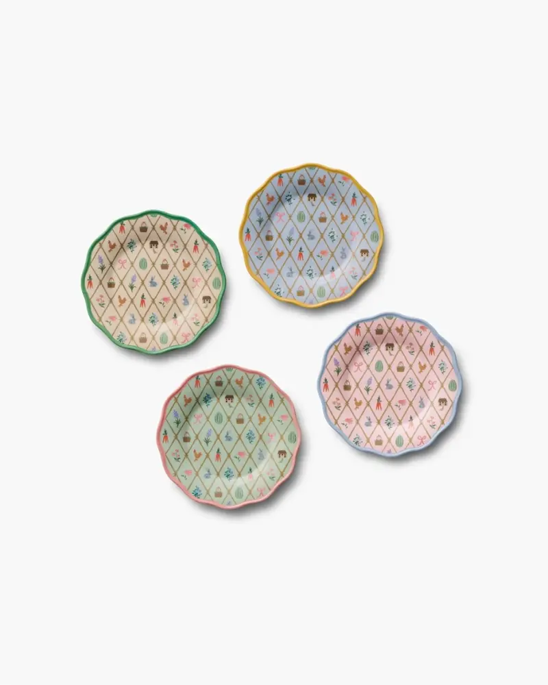 Assorted Dessert Plates - Spring Farm [PRE ORDER]