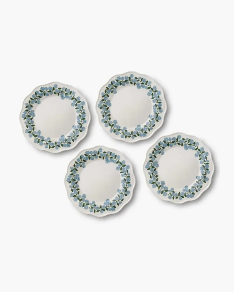 Assorted Dinner Plates - Hydrangea