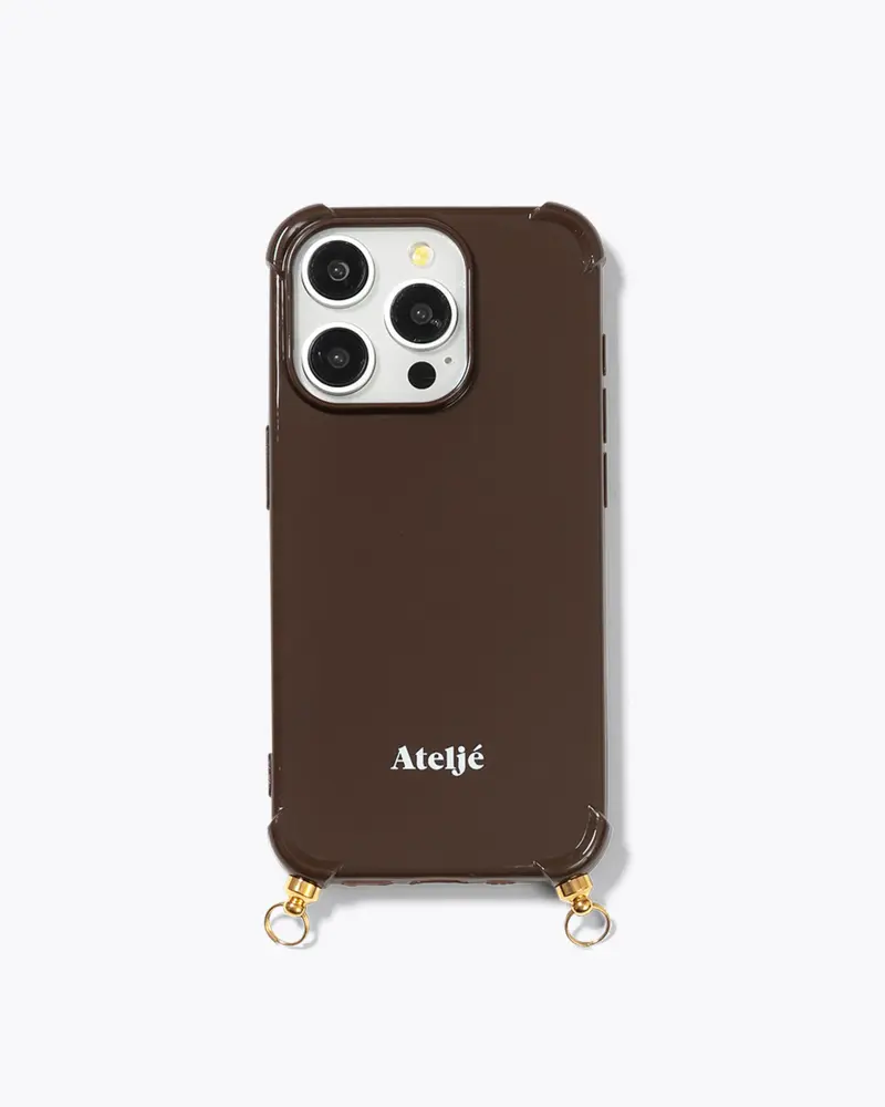 Atelje case dark Brown rings