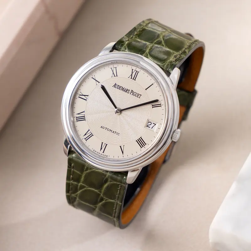 Audemars Piguet 14995ST 120 Years Anniversary Silver Dial Ultra-thin Dresswatch